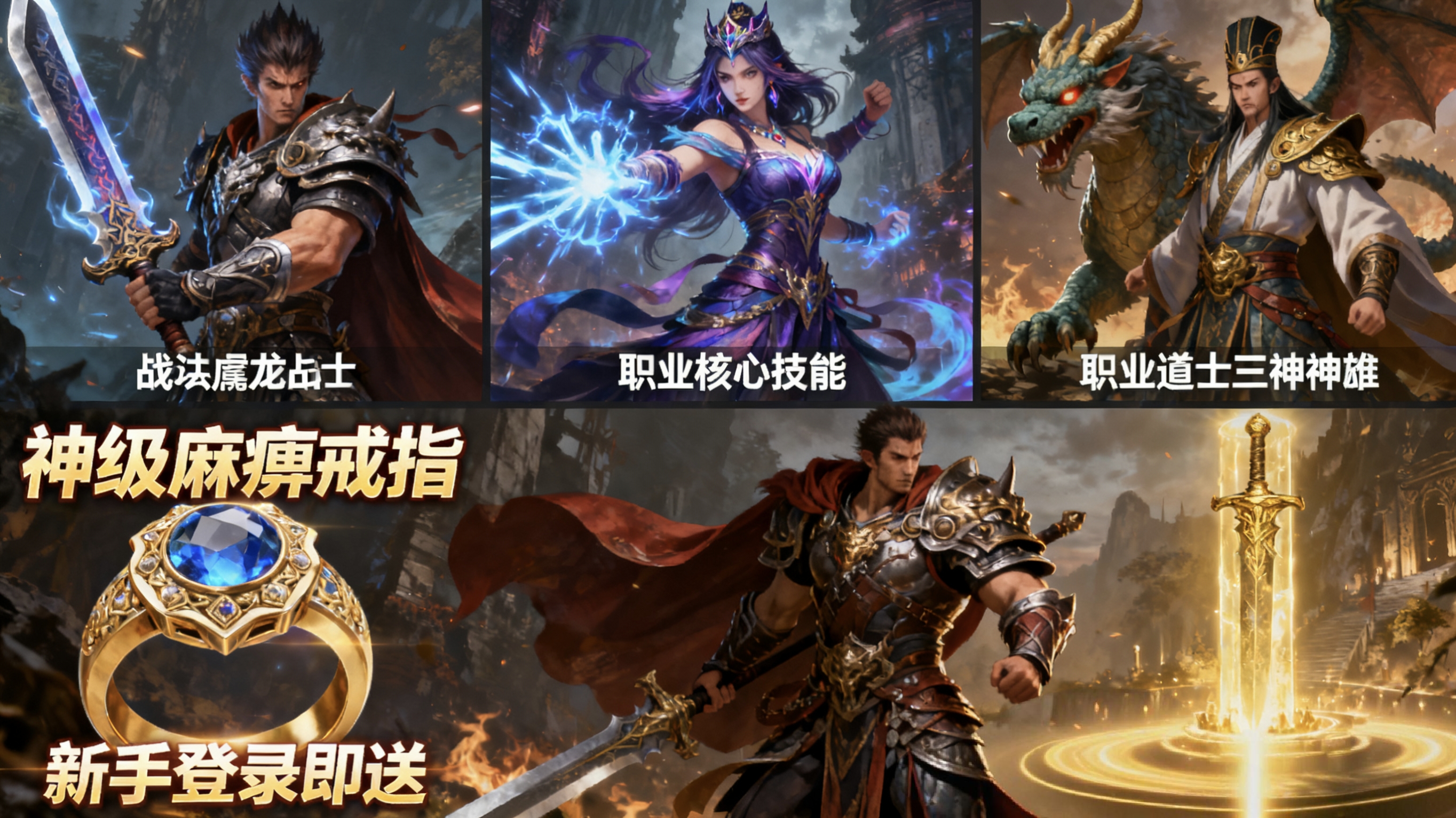 热血重燃！996传奇盒子《再战传奇》上线：开局神装+满屏光柱，重拾青春江湖梦