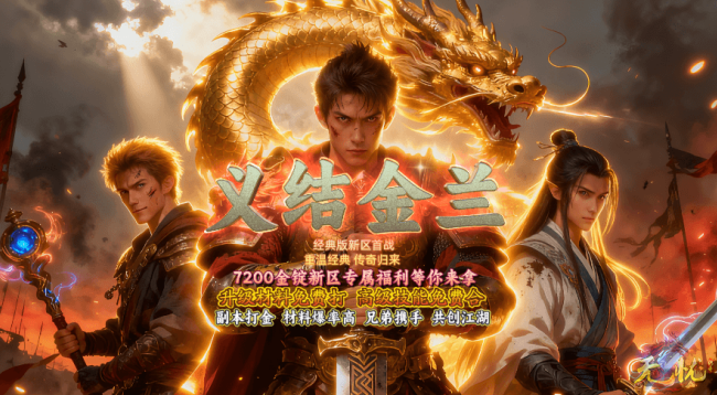 义结金兰，三界定乾坤 无忧传奇新区火热开启